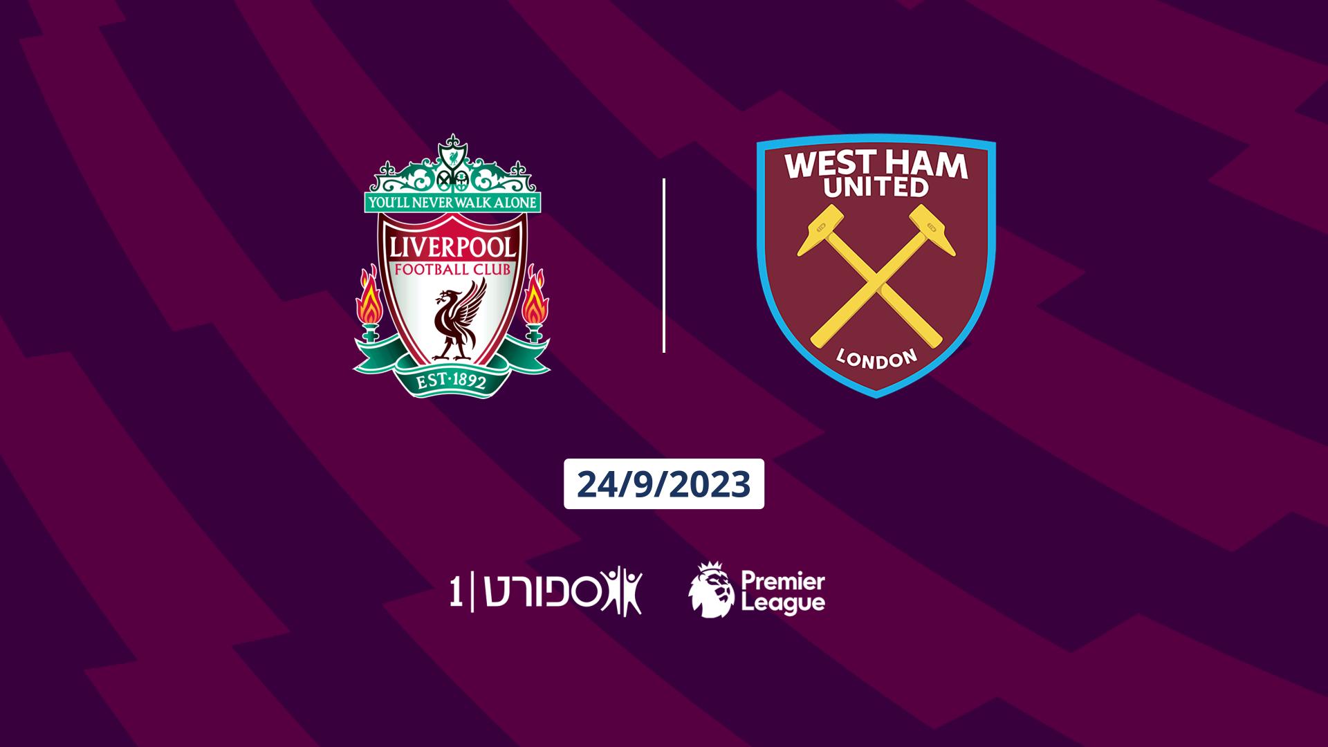 England EPL Liverpool vs West Ham United 09/24/2023 365